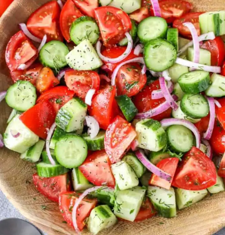 Marinated Cucumber, Onion, and Tomato Salad Timebuzz